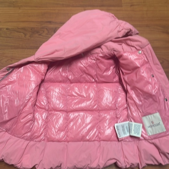 Moncler Girl's Giroflee Stretch Tech Hooded puffer jacket, size 8 - Picture 14 of 16